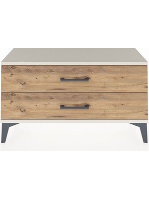 Arges Şifonyer 2 Çekmeceli 88X30X48 Aytaşı-Çam