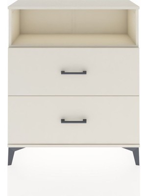 Arges Şifonyer Tek Raflı 2 Çekmeceli 88X30X106 Aytaşı-Aytaşı