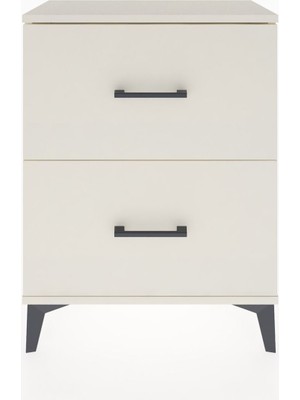 Arges Komodin 2 Çekmeceli 60X30X80 Aytaşı-Aytaşı