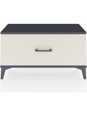 Arges Şifonyer Tek Çekmeceli 88X30X48 Antrasit-Aytaşı