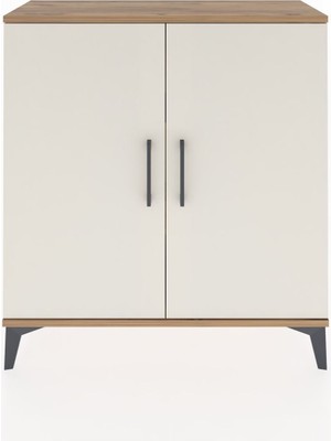 Arges Şifonyer 2 Raflı 2 Kapaklı 88X30X96 Çam-Aytaşı