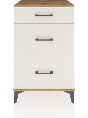 Hyperion Komodin 3 Çekmeceli 60X44X96 Çam-Aytaşı