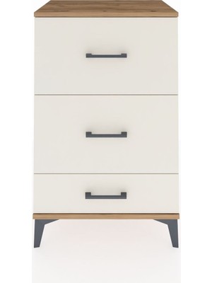 Hyperion Komodin 3 Çekmeceli 60X44X96 Çam-Aytaşı