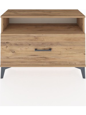 Arges Şifonyer Tek Raflı Tek Çekmeceli 88X30X64 Çam-Çam