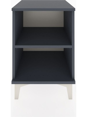 Hyperion Komodin Tek Raflı 44X44X64 Antrasit-Antrasit