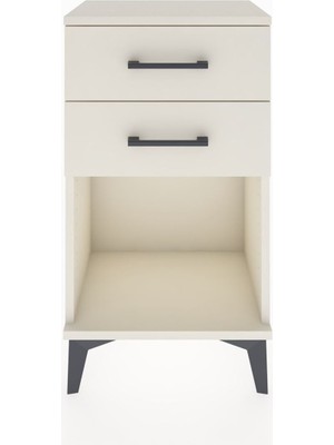 Arges Komodin 2 Çekmeceli 44X30X80 Aytaşı-Aytaşı