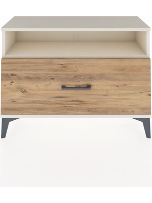 Arges Şifonyer Tek Raflı Tek Çekmeceli 88X30X64 Aytaşı-Çam