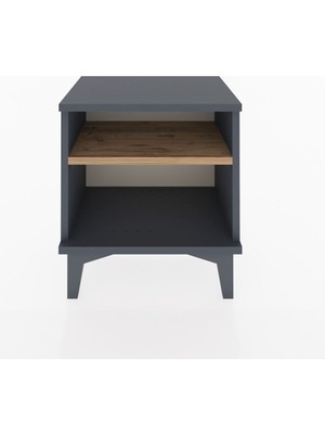 Arges Komodin Tek Raflı 44X30X48 Çam-Çam