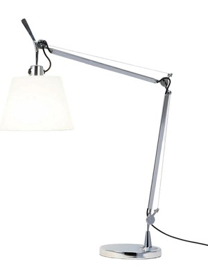 Krom Metal Masa Lambası, Şık ve Modern Tasarım, 5614