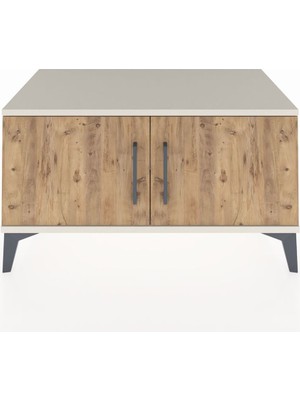 Hyperion Şifonyer Tek Raflı 2 Kapaklı 88X44X48 Aytaşı-Çam