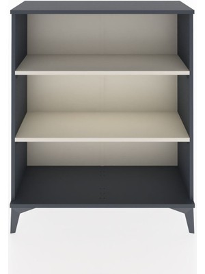 Arges Şifonyer 2 Raflı 88X30X106 Antrasit-Aytaşı