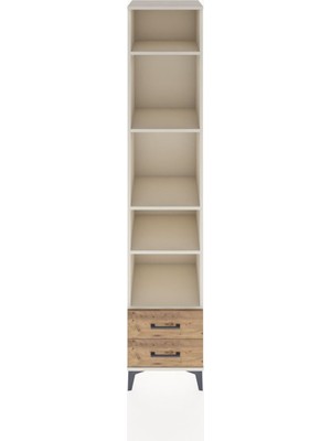 Hyperion Dolap 5 Raflı 2 Çekmeceli 44X44X221 Aytaşı-Çam