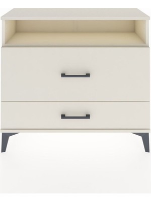 Arges Şifonyer Tek Raflı 2 Çekmeceli 88X30X80 Aytaşı-Aytaşı