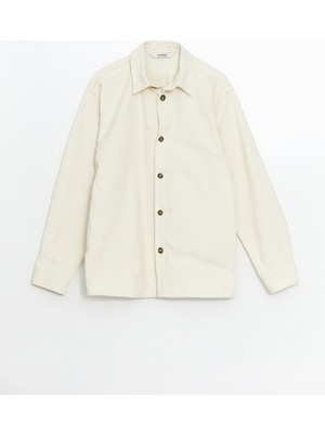 Lc Waikiki Yeni Sezon Basic Uzun Kollu Kadife Erkek Çocuk Gömlek