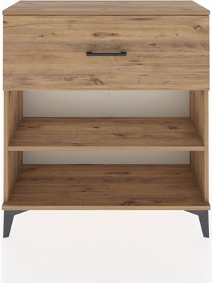 Arges Şifonyer Tek Raflı Tek Çekmeceli 88X30X96 Çam-Çam