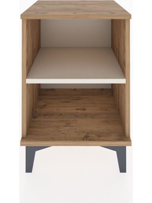 Hyperion Komodin Tek Raflı 44X44X64 Çam-Aytaşı