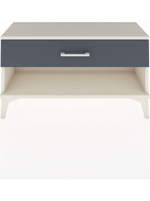 Arges Şifonyer Tek Çekmeceli 88X30X48 Aytaşı-Antrasit