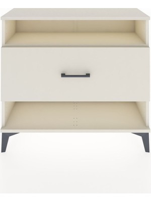 Arges Şifonyer Tek Raflı Tek Çekmeceli 88X30X80 Aytaşı-Aytaşı