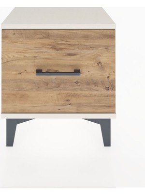 Arges Komodin Tek Çekmeceli 44X30X48 Aytaşı-Çam