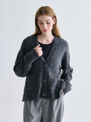 Lc Waikiki Yeni Sezon V Yaka Oversize Kadın Triko Hırka