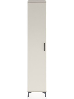 Hyperion Dolap 2 Raflı Tek Kapaklı Tek Askılı 44X44X221 Aytaşı-Aytaşı