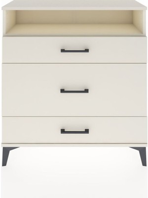 Arges Şifonyer Tek Raflı 3 Çekmeceli 88X30X96 Aytaşı-Aytaşı