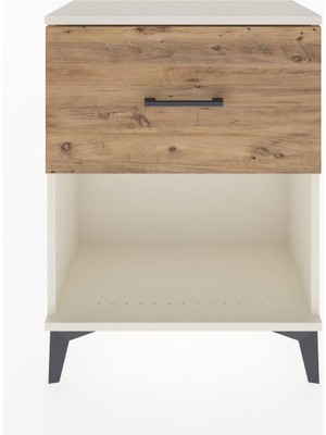 Arges Komodin Tek Çekmeceli 60X30X80 Aytaşı-Çam