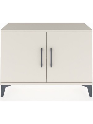 Arges Şifonyer Tek Raflı 2 Kapaklı 88X30X64 Aytaşı-Aytaşı