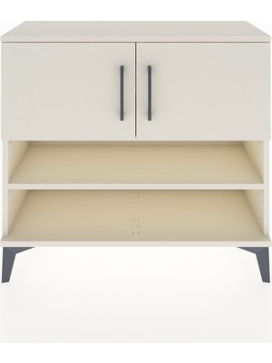 Arges Şifonyer 3 Raflı 2 Kapaklı 88X30X80 Aytaşı-Aytaşı