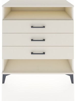 Hyperion Şifonyer Tek Raflı 3 Çekmeceli 88X44X96 Aytaşı-Aytaşı