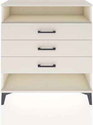 Arges Şifonyer Tek Raflı 3 Çekmeceli 88X30X96 Aytaşı-Aytaşı