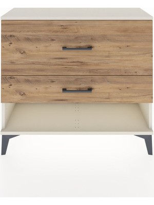 Arges Şifonyer 2 Çekmeceli 88X30X80 Aytaşı-Çam