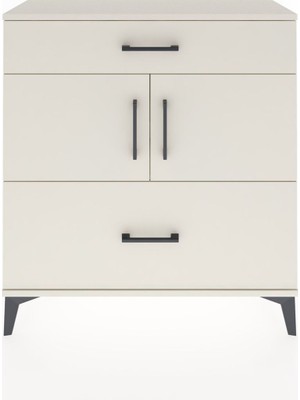 Arges Şifonyer 2 Raflı 2 Çekmeceli 2 Kapaklı 88X30X96 Aytaşı-Aytaşı