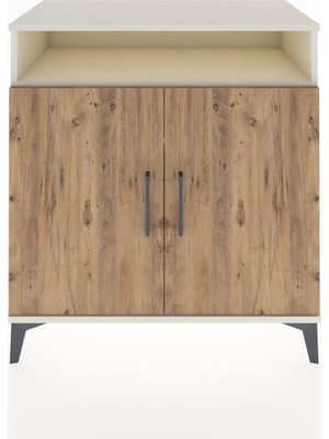Hyperion Şifonyer 3 Raflı 2 Kapaklı 88X44X96 Aytaşı-Çam