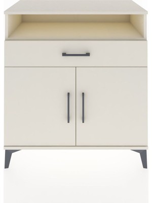 Hyperion Şifonyer Tek Çekmeceli 2 Kapaklı 88X44X96 Aytaşı-Aytaşı