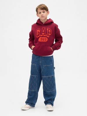 Gap Erkek Çocuk Koyu Mavi Baggy Carpenter Jean Pantolon