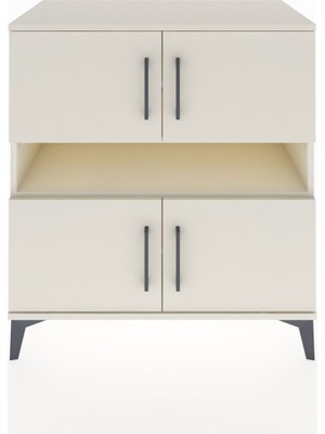 Hyperion Şifonyer 5 Raflı 4 Kapaklı 88X44X96 Aytaşı-Aytaşı