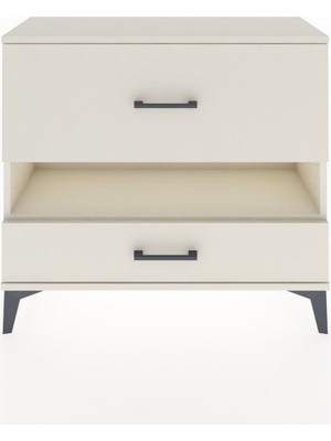 Arges Şifonyer Tek Raflı 2 Çekmeceli 88X30X80 Aytaşı-Aytaşı