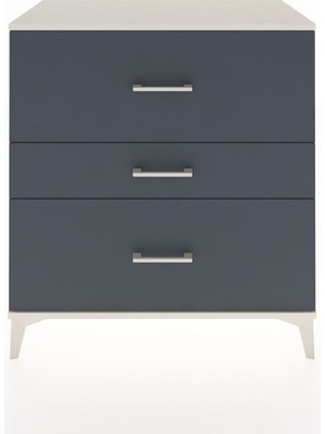 Hyperion Şifonyer 3 Çekmeceli 88X44X96 Aytaşı-Antrasit