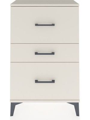 Arges Komodin 3 Çekmeceli 60X30X96 Aytaşı-Aytaşı