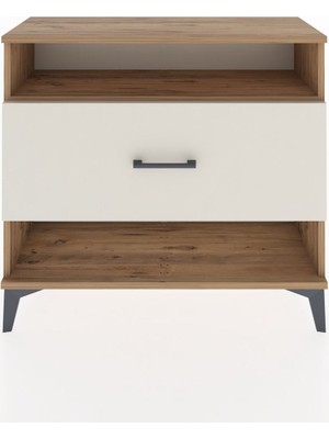 Arges Şifonyer Tek Raflı Tek Çekmeceli 88X30X80 Çam-Aytaşı