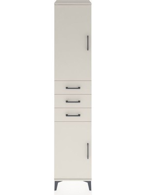 Hyperion Dolap 4 Raflı 3 Çekmeceli 2 Kapaklı 44X44X221 Aytaşı-Aytaşı