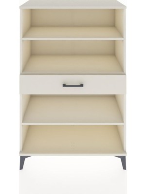 Hyperion Dolap 3 Raflı Tek Çekmeceli 88X44X134 Aytaşı-Aytaşı