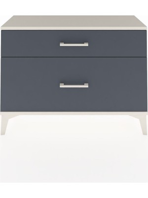 Arges Şifonyer 2 Çekmeceli 88X30X64 Aytaşı-Antrasit