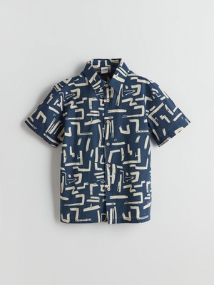 Lc Waikiki Yeni Sezon Keten Karışımlı Erkek Çocuk Gömlek