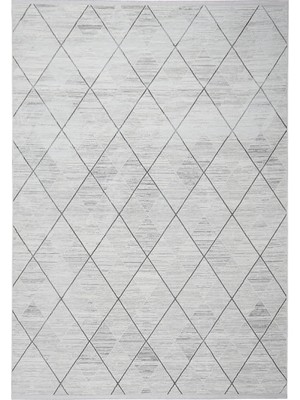 Aren Halı Malte Modern Gri Polyester Makine Halısı