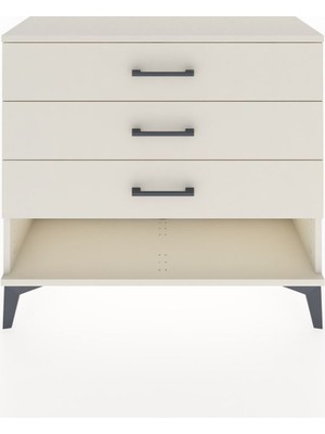Arges Şifonyer 3 Çekmeceli 88X30X80 Aytaşı-Aytaşı