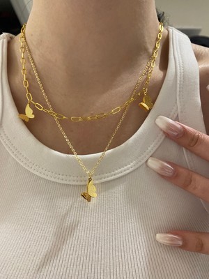 Kadın El Yapımı Tasarım Kolye Seti