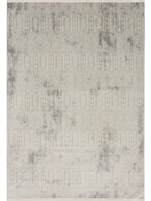 Aren Halı Bruino Modern Krem Polyester Makine Halısı