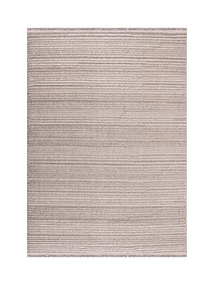 Aren Halı Tradate Çizgili Krem Polyester Kaydırmaz Taban Makine Halısı